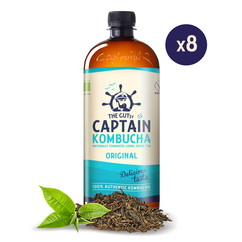 GUTsy Captain Kombucha - Original 8 x 1L - GutsyCaptain