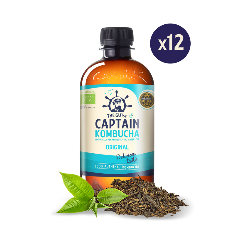 GUTsy Captain Kombucha - Original 12 x 400ml - GutsyCaptain