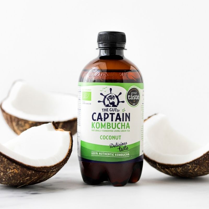 GUTsy Captain Kombucha - Coconut 12 x 400ml - GutsyCaptain