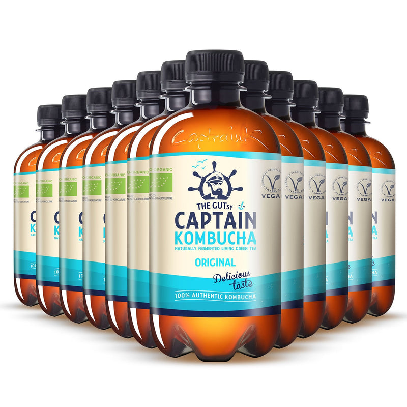 GUTsy Captain Kombucha - Original 12 x 400ml - GutsyCaptain