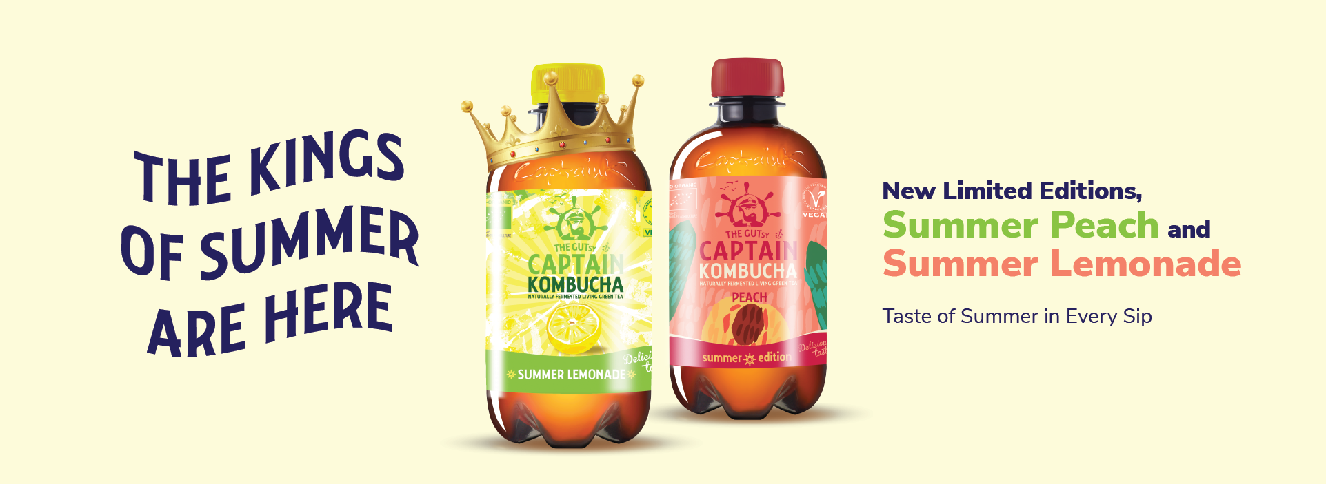 GUTsy Captain Kombucha UK - Unpasteurized RAW kombucha